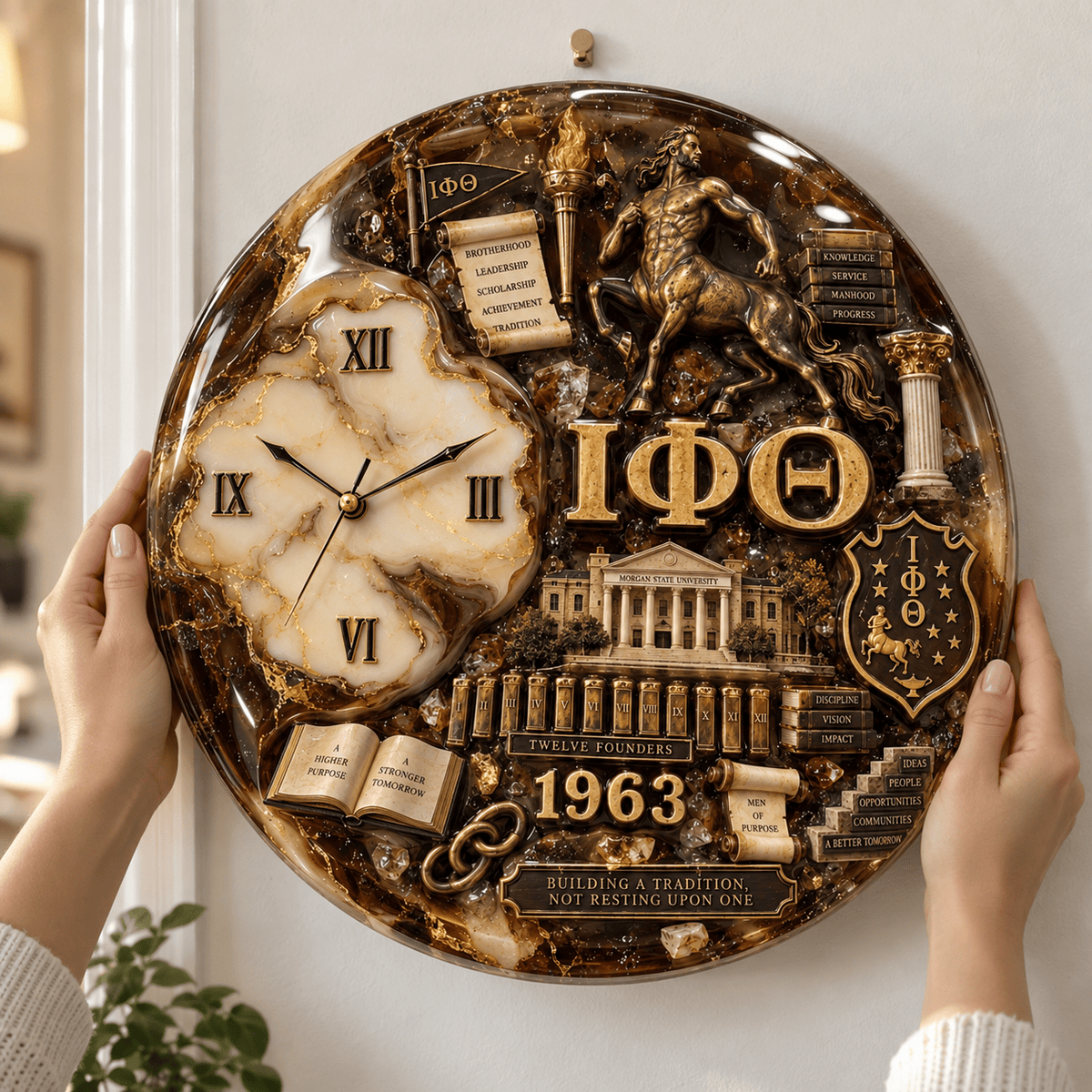 Premium IPT Statement 3D Decorative Wall Clock HTTT