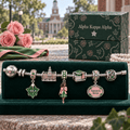 AKA Silver Charm Bracelet Set HQH