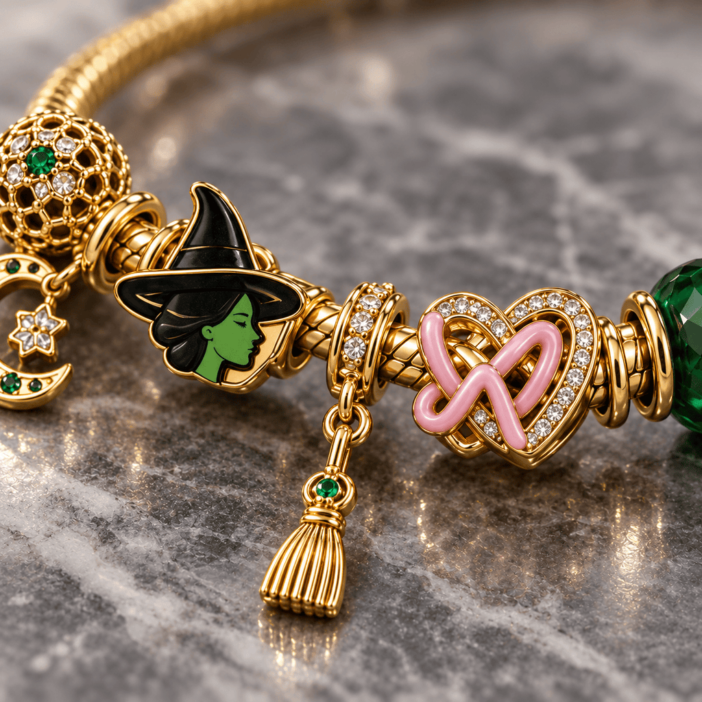 WCKD Gold Charm Bracelet Set PTKL