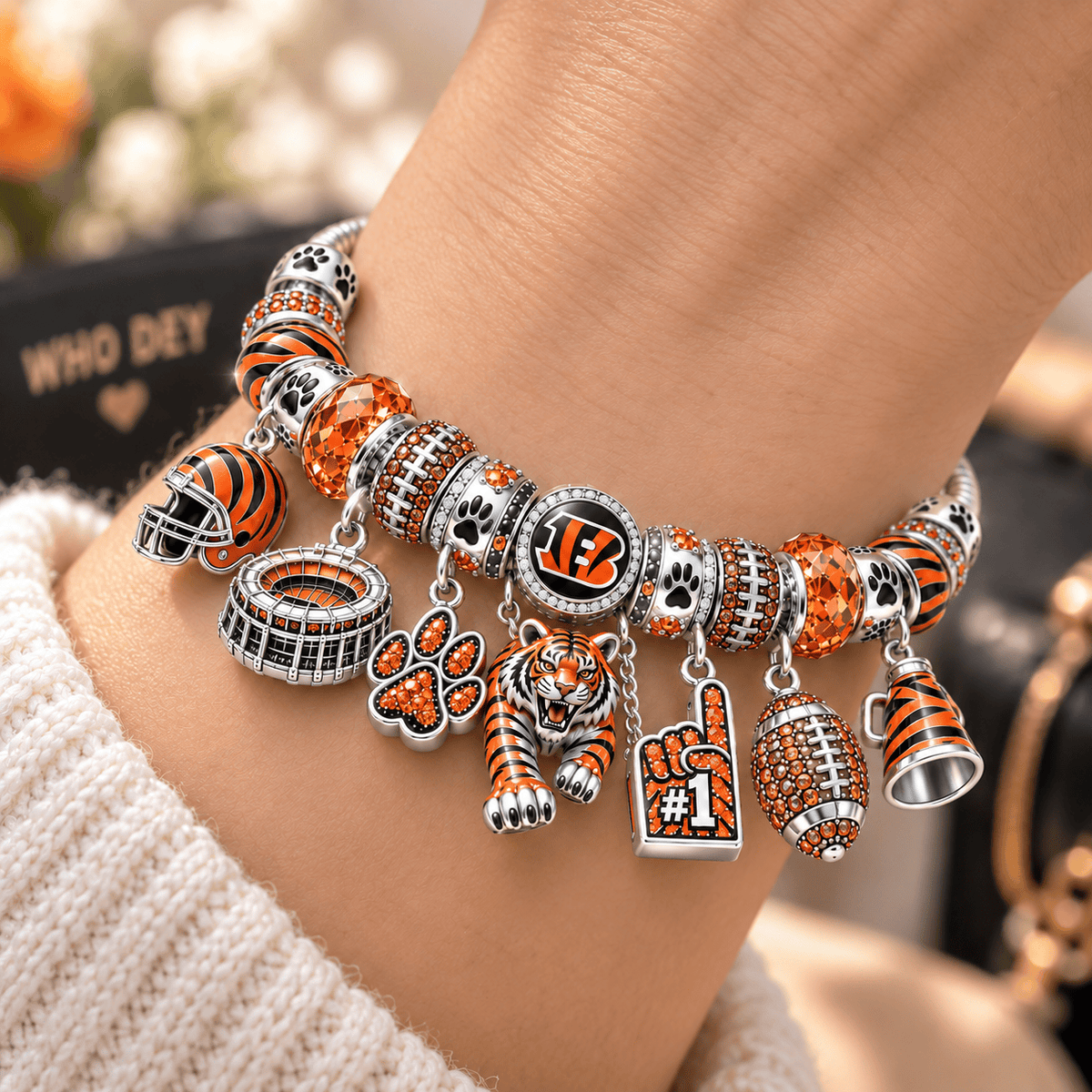 CCBG Silver Charm Bracelet Set NTTB