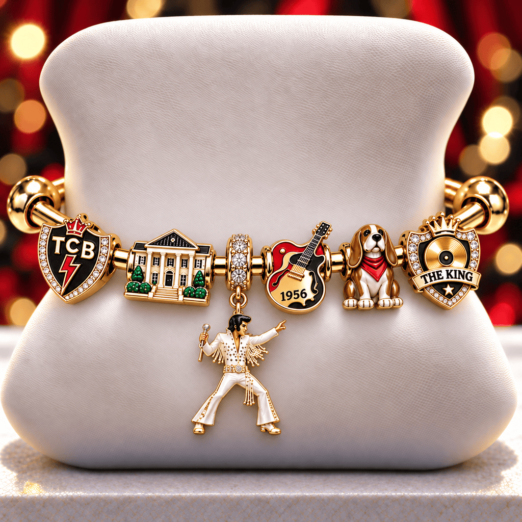 ELV Silver Charm Bracelet Set NTVA