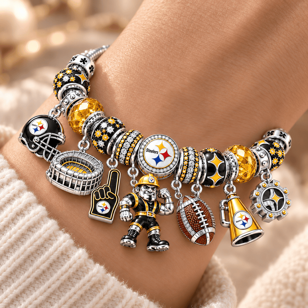 PBS Silver Charm Bracelet Set NTTB