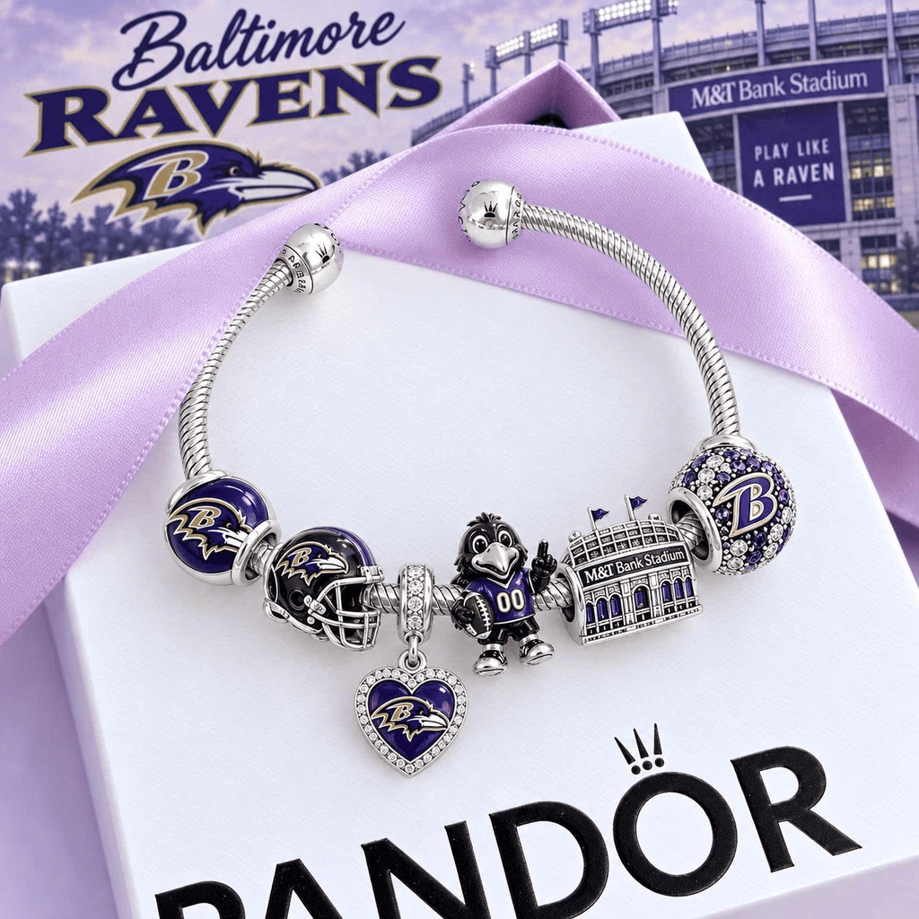 BTR Silver Charm Bracelet Set VTH