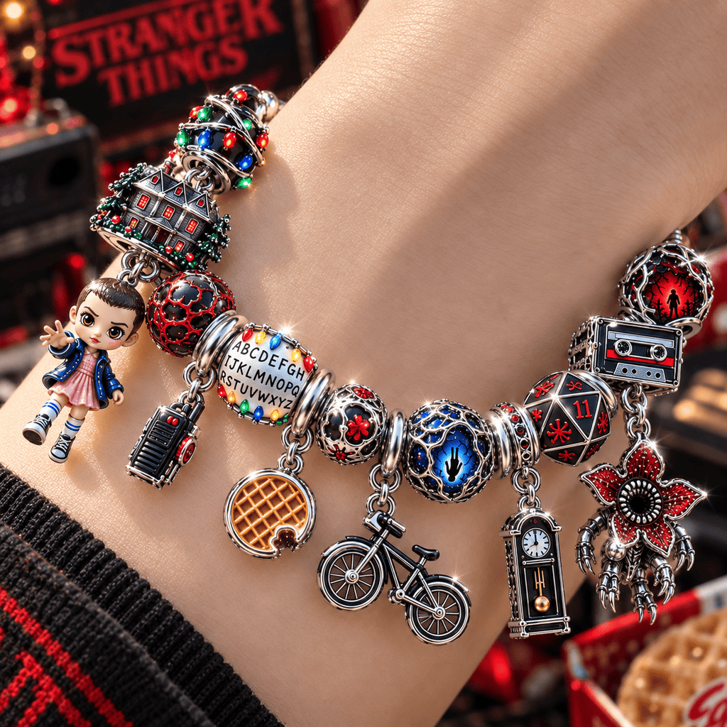 STGT Silver Charm Bracelet Set NTTB