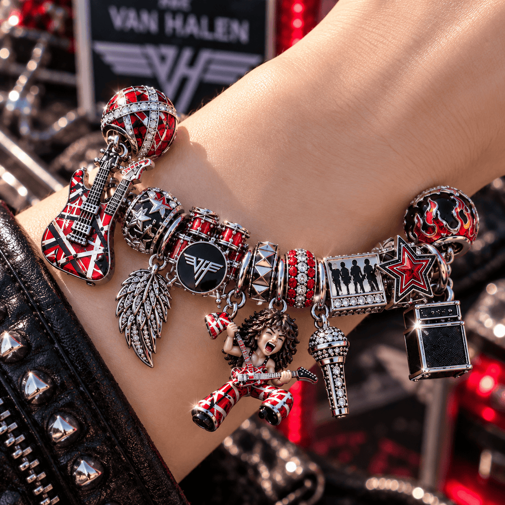 VHL Silver Charm Bracelet Set NTTB