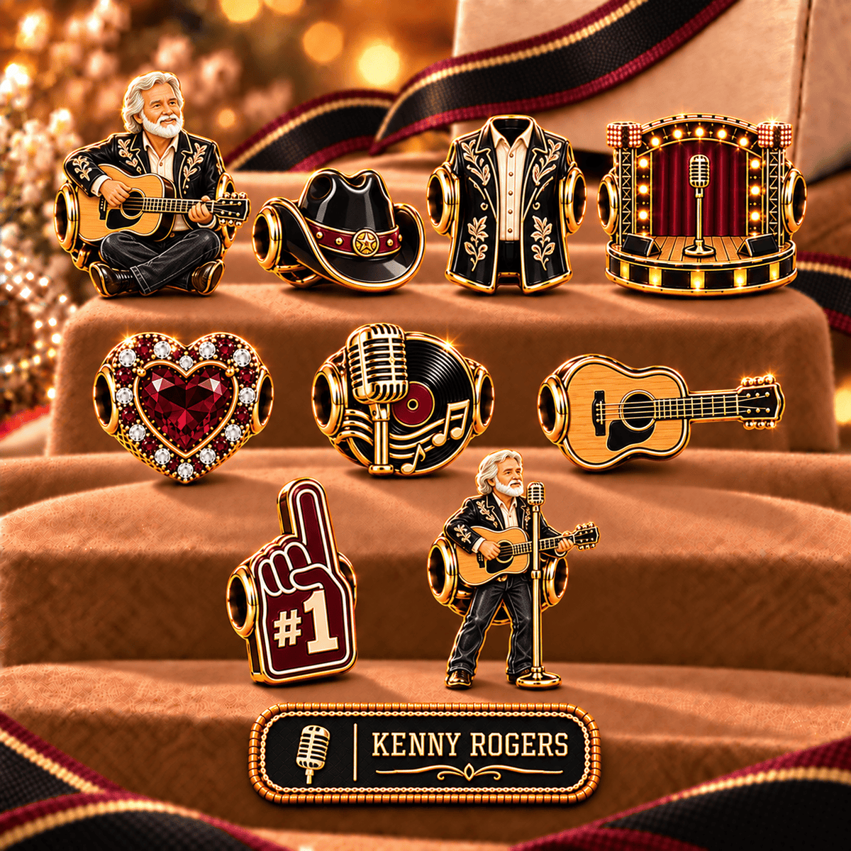KNRS Gold Charm Set PNPA