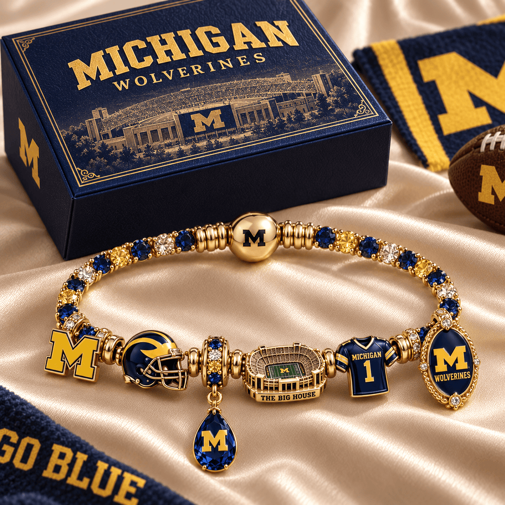 MWR Gold Charm Bracelet Set NHVH