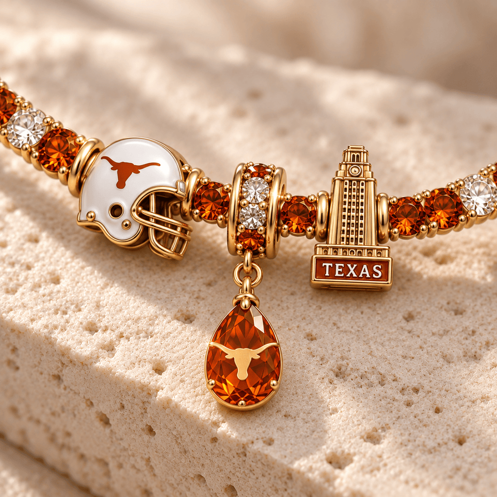 TLS Gold Charm Bracelet Set NHVH