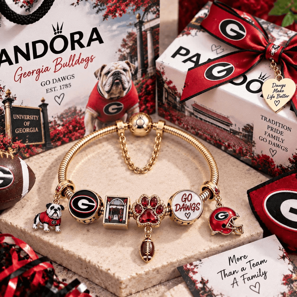 GGBD Gold Charm Bracelet Set TTN