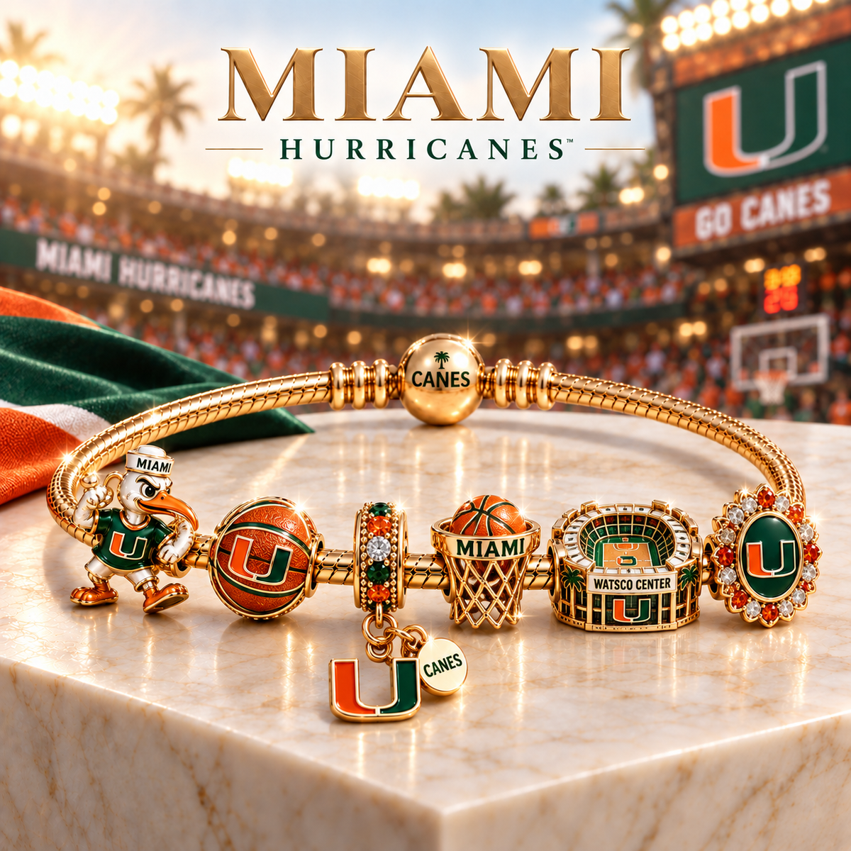 MHC Gold Charm Bracelet Set TTTT
