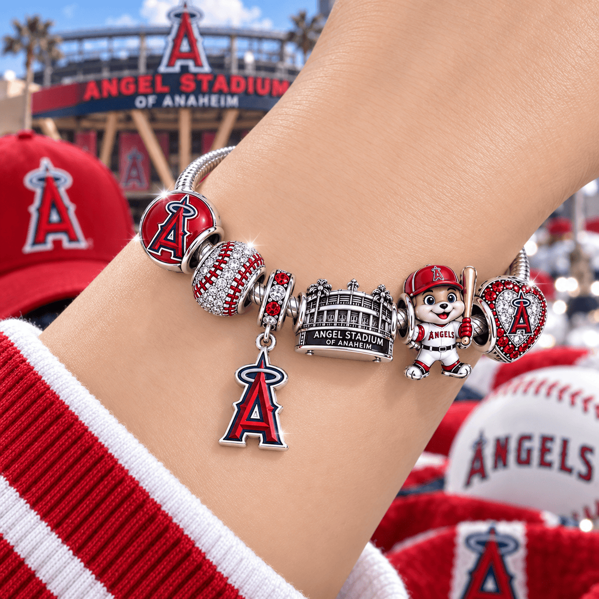 LAA Silver Charm Bracelet Set VTH