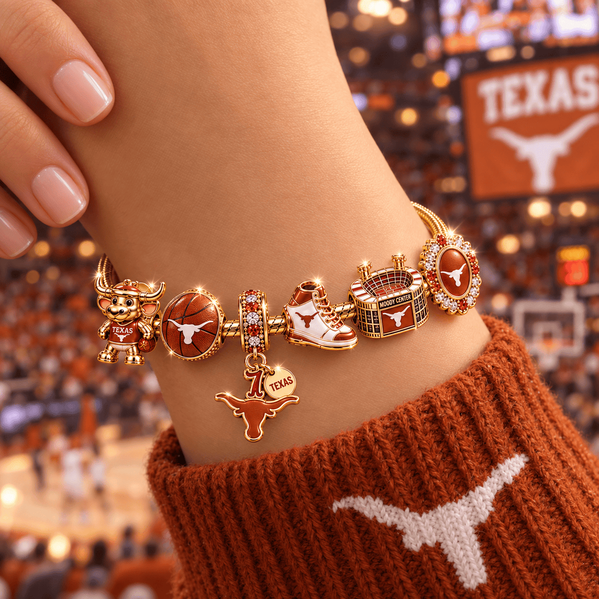 TLH Gold Charm Bracelet Set TTTT