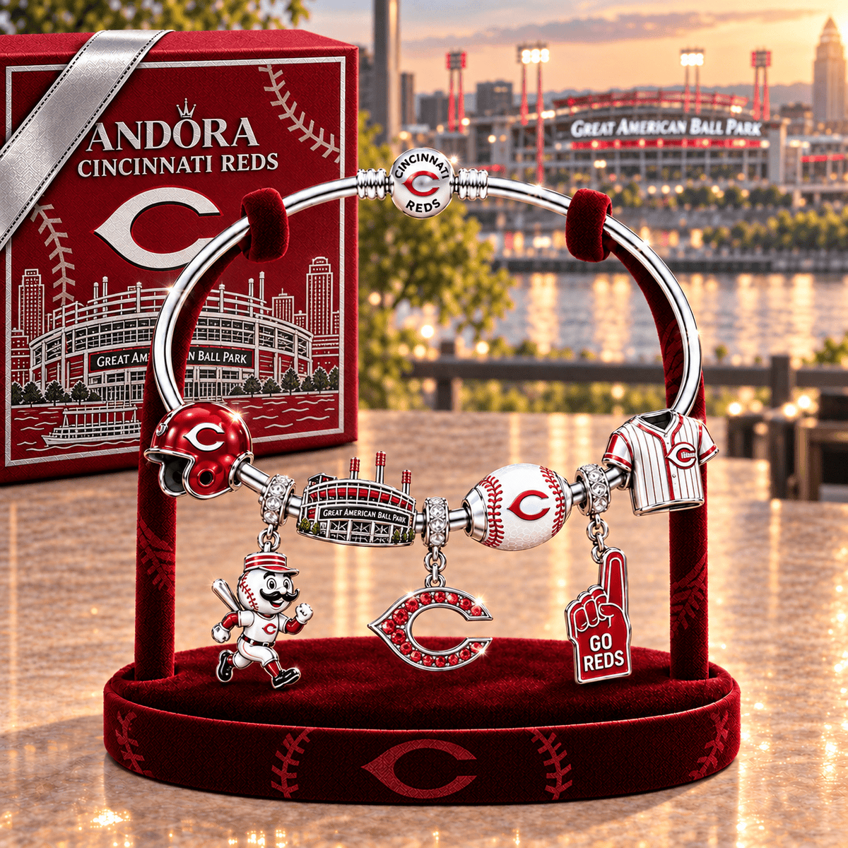 CCR Silver Charm Bracelet Set TMH