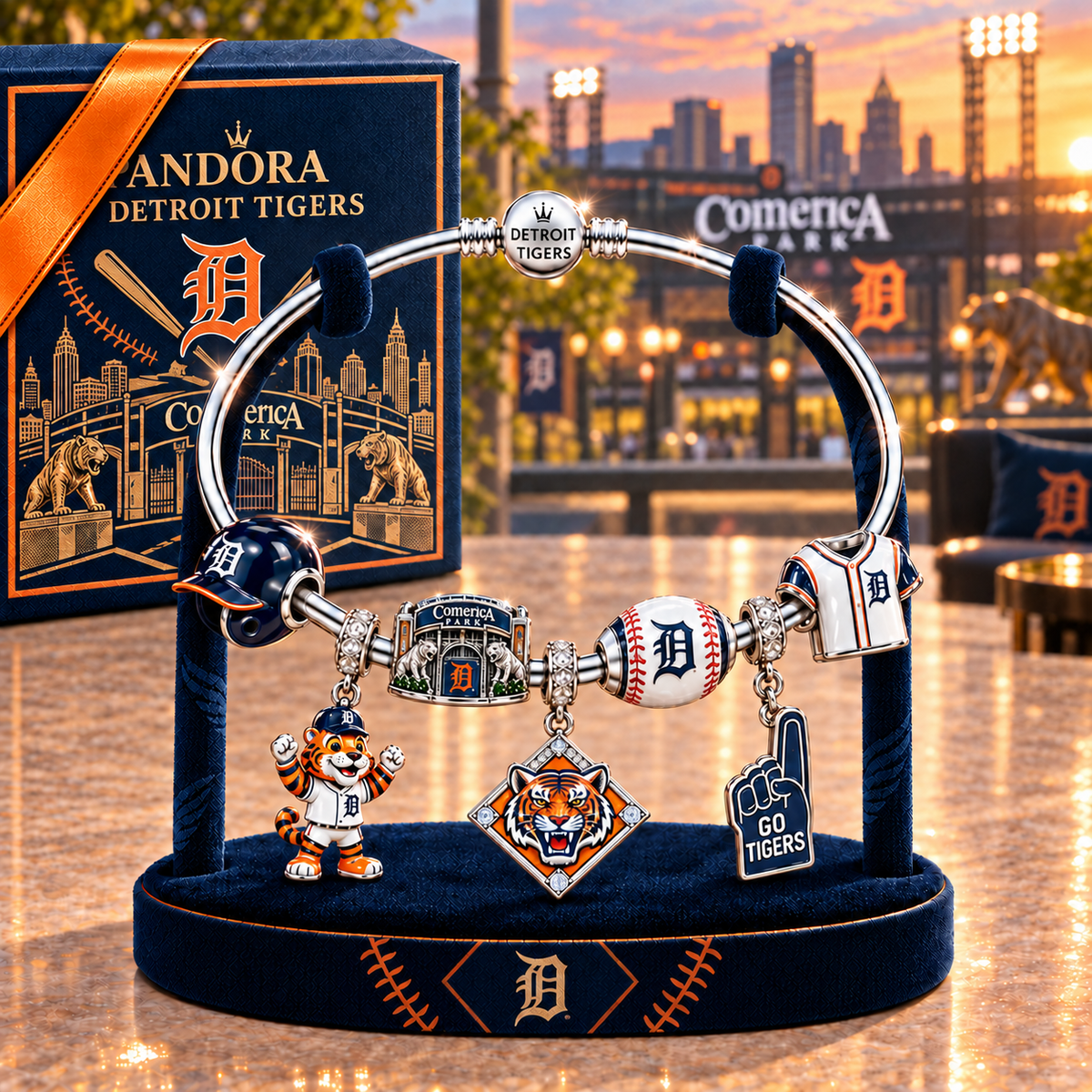 DTTG Silver Charm Bracelet Set TMH