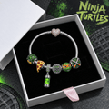 NJT Silver Charm Bracelet Set VTH