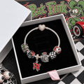 RFK Silver Charm Bracelet Set VTH