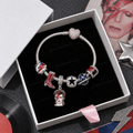 DVB Silver Charm Bracelet Set VTH