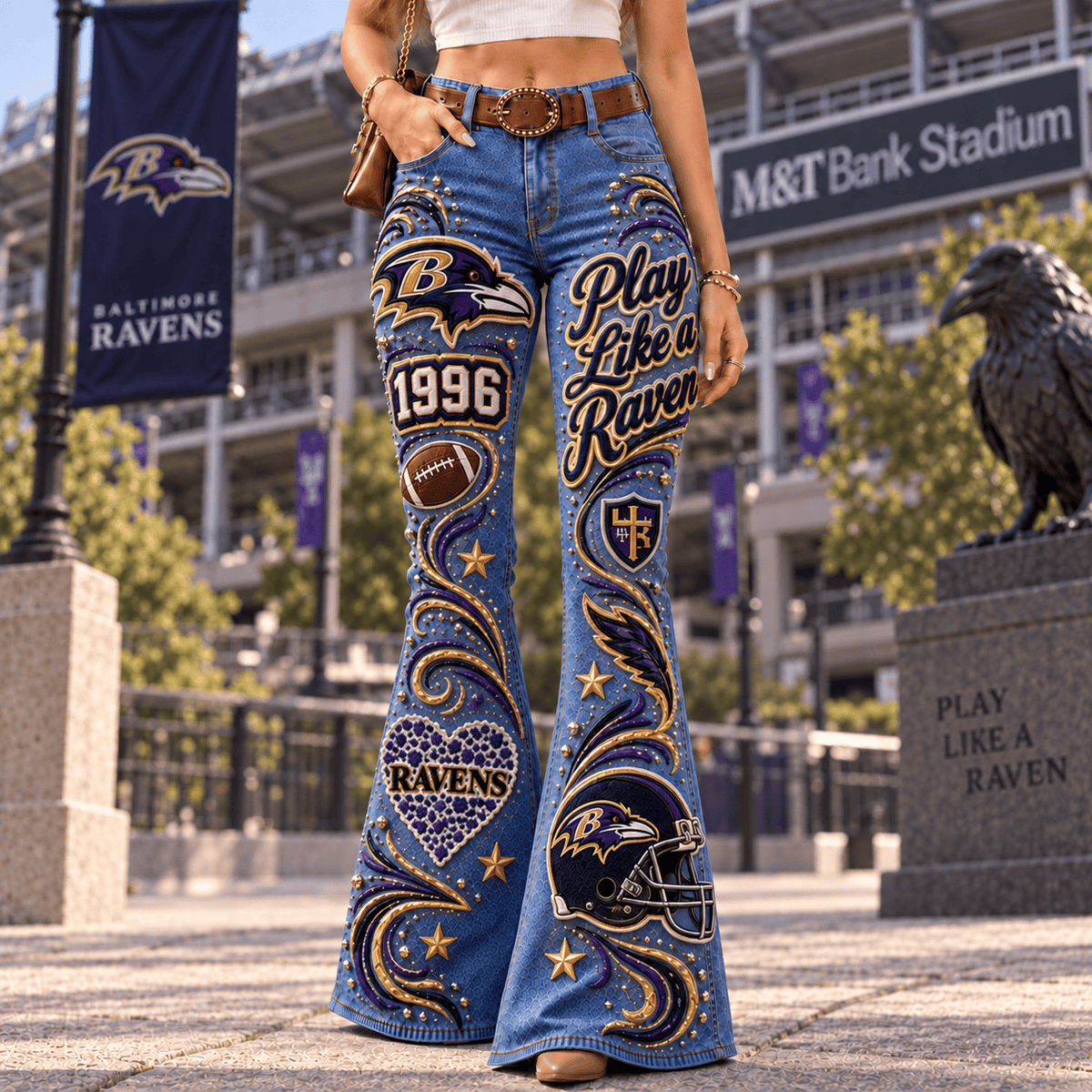 Premium BTR Flared Jeans PVNA