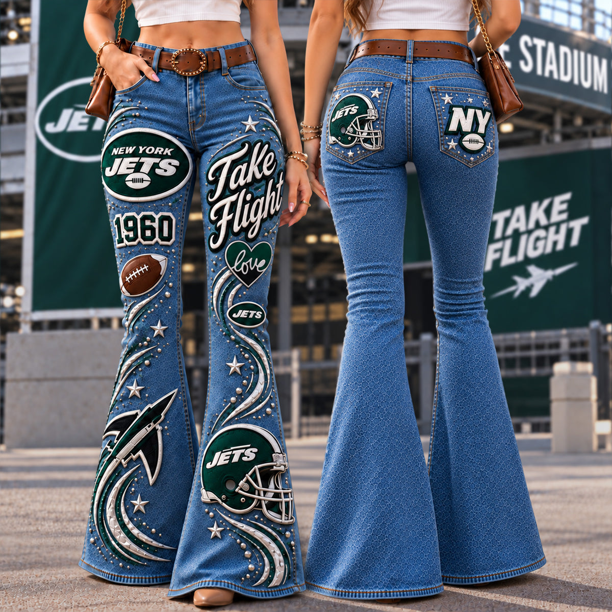 Premium NYJ Flared Jeans PVNA
