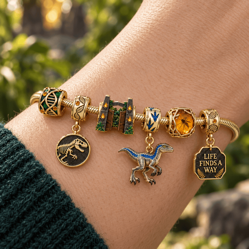 JRSW Gold Charm Bracelet Set HQH