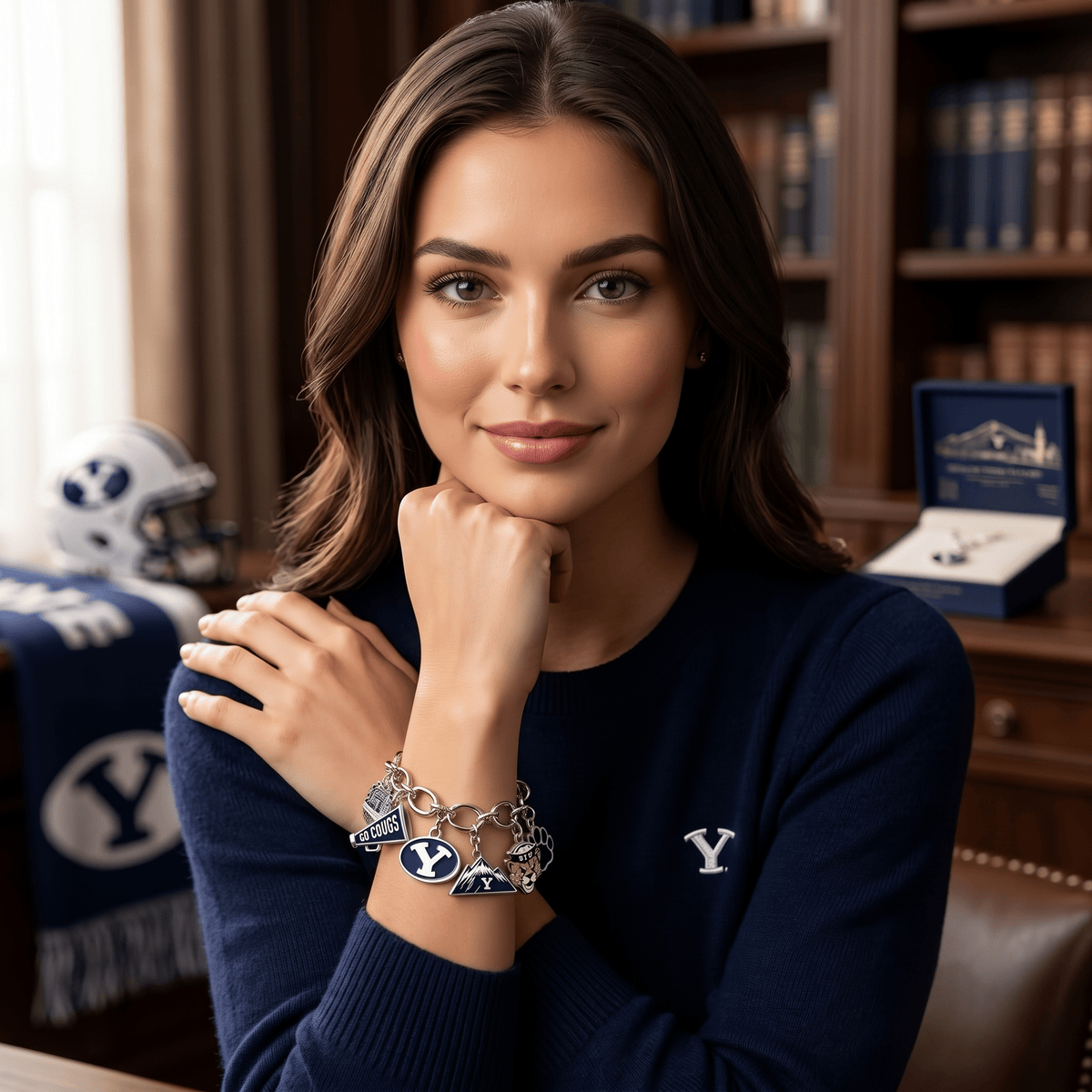 Premium BYU Chapters Charm Bracelet TNSM