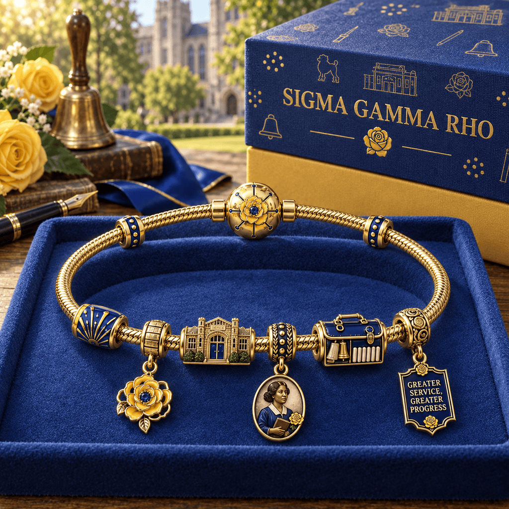 SGRO Gold Charm Bracelet Set HQH
