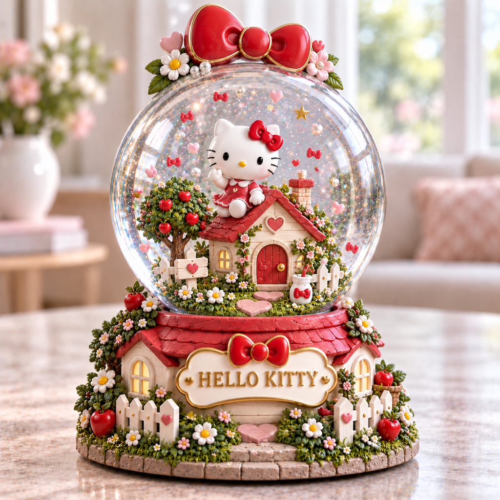 HLKT Premium Sculpted Collector Water Globe NTNA