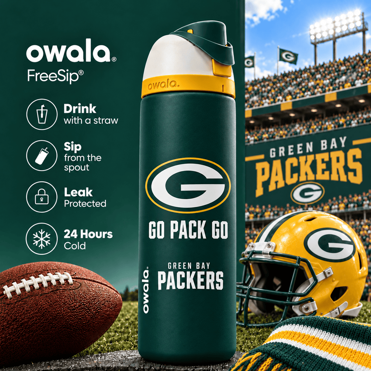 GBP Owala Water Bottle NHVH