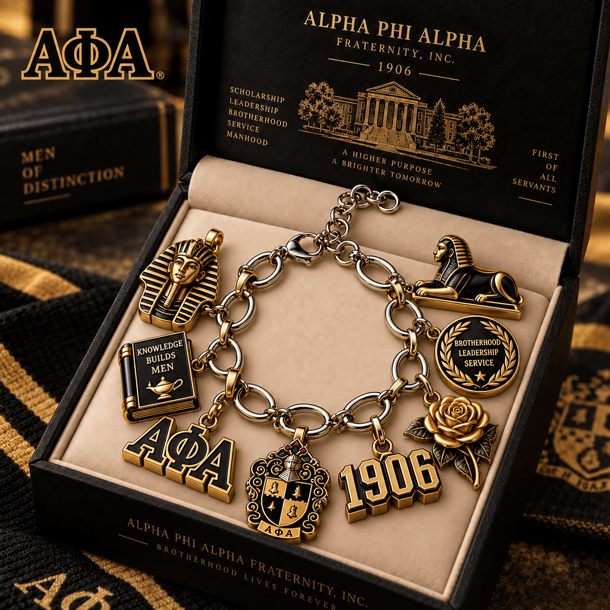Premium APA Chapters Charm Bracelet TNSM