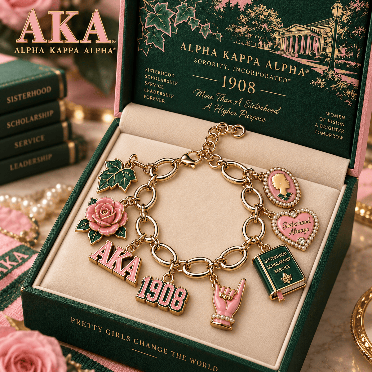 Premium AKA Chapters Charm Bracelet TNSM