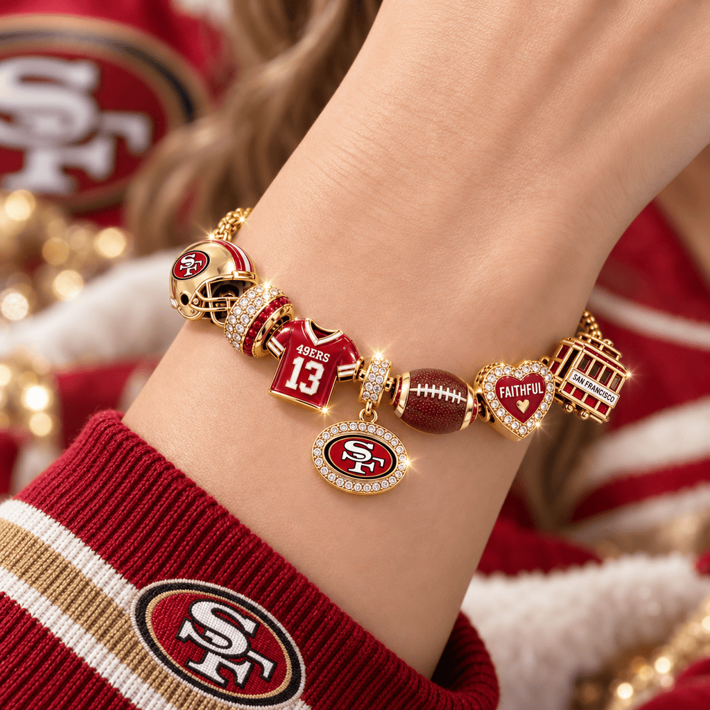 SF49 Gold Charm Bracelet Set BMD