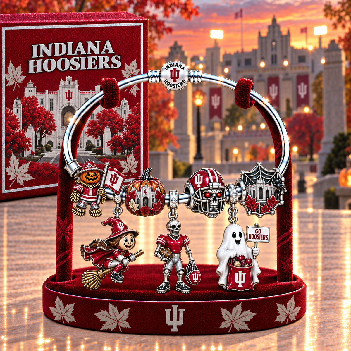 IDH Silver Charm Bracelet Set TMH