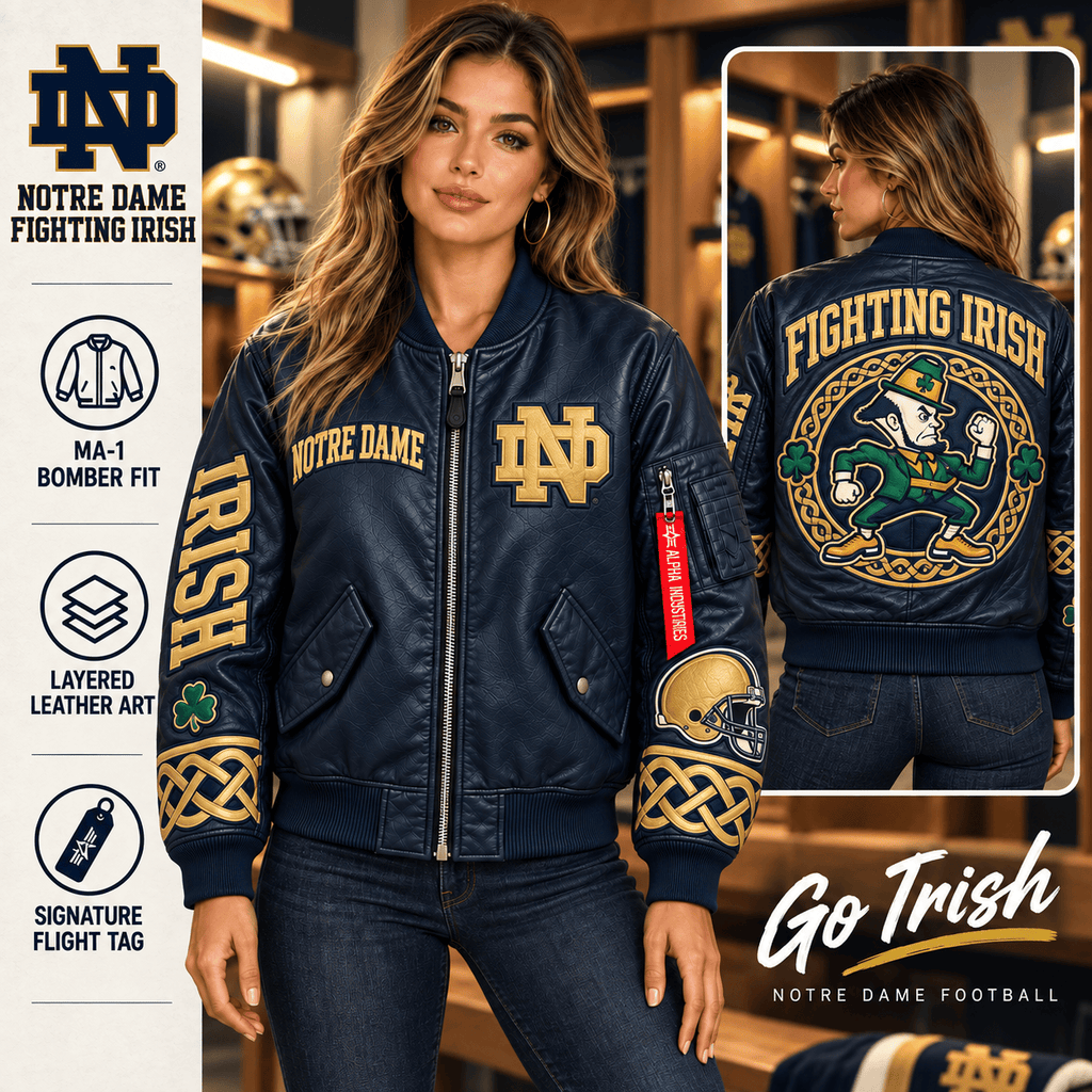 Premium NDFI Bomber Leather Jacket NHVH