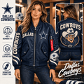 Premium DLCB Bomber Leather Jacket NHVH