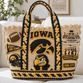 IWHK Straw-Style Embellished Tote Bag HTTT