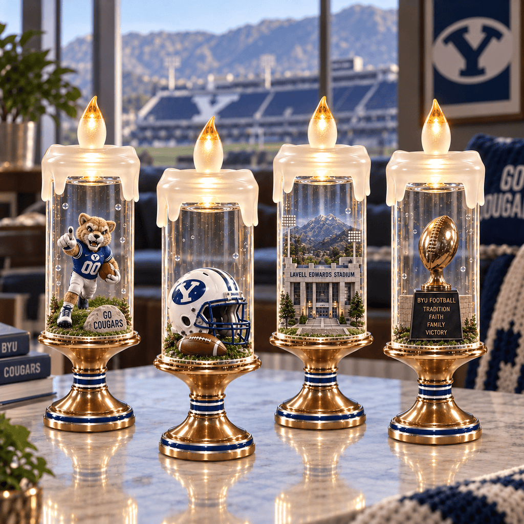 Premium BYU Candle Ornament Lights TTMH