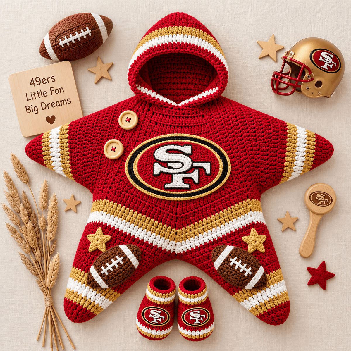 SF49 Crocheted baby romper BMD