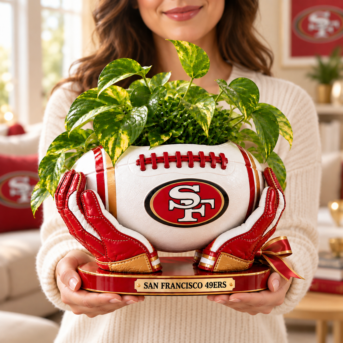 SF49 Decorative Planter – Desk & Shelf Decor TMH