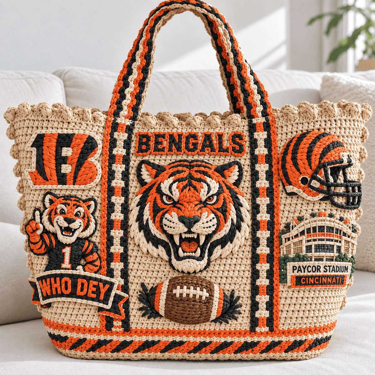 CCBG Straw-Style Embellished Tote Bag NTKO