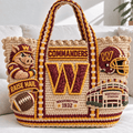 WCD Straw-Style Embellished Tote Bag NTKO