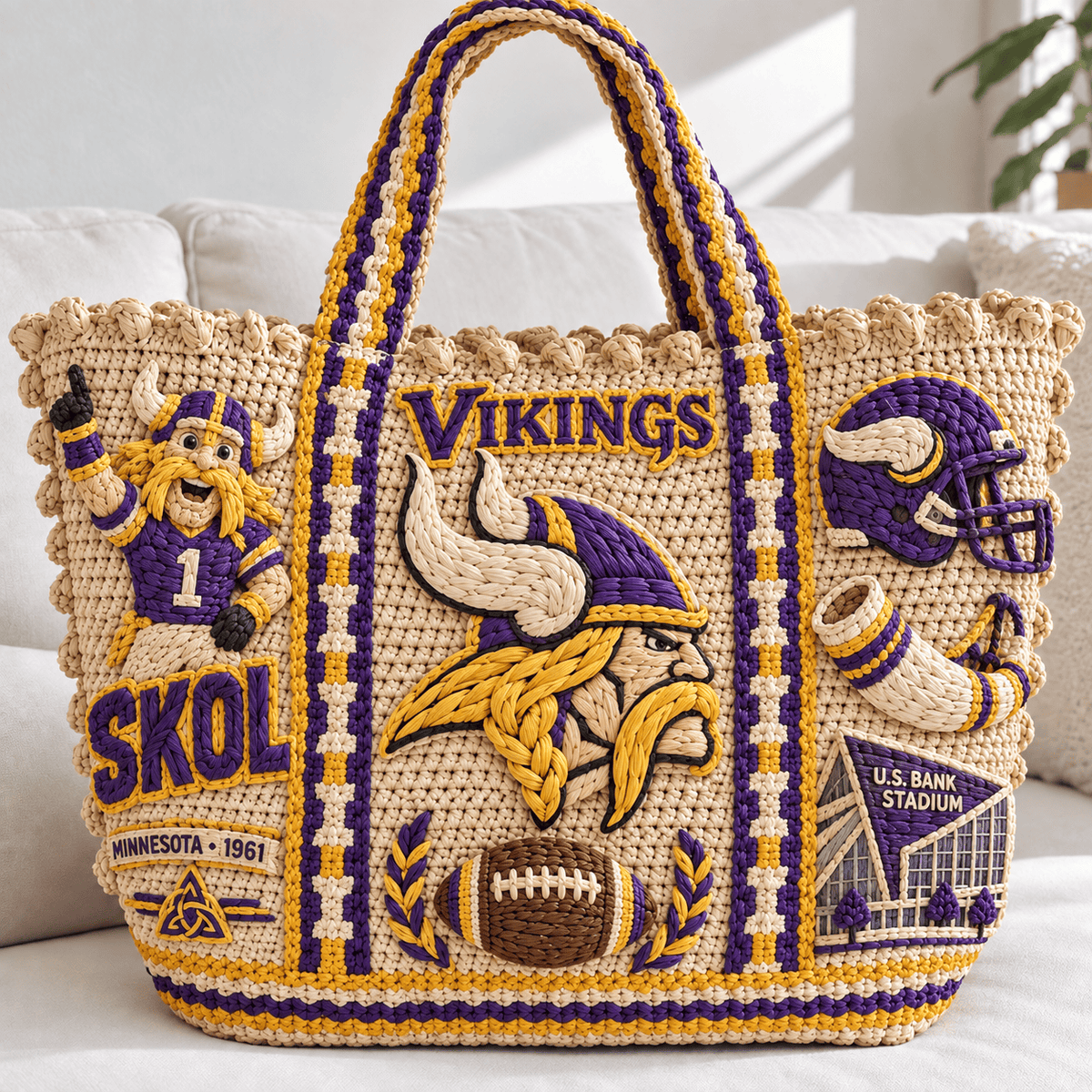 MNV Straw-Style Embellished Tote Bag NTKO