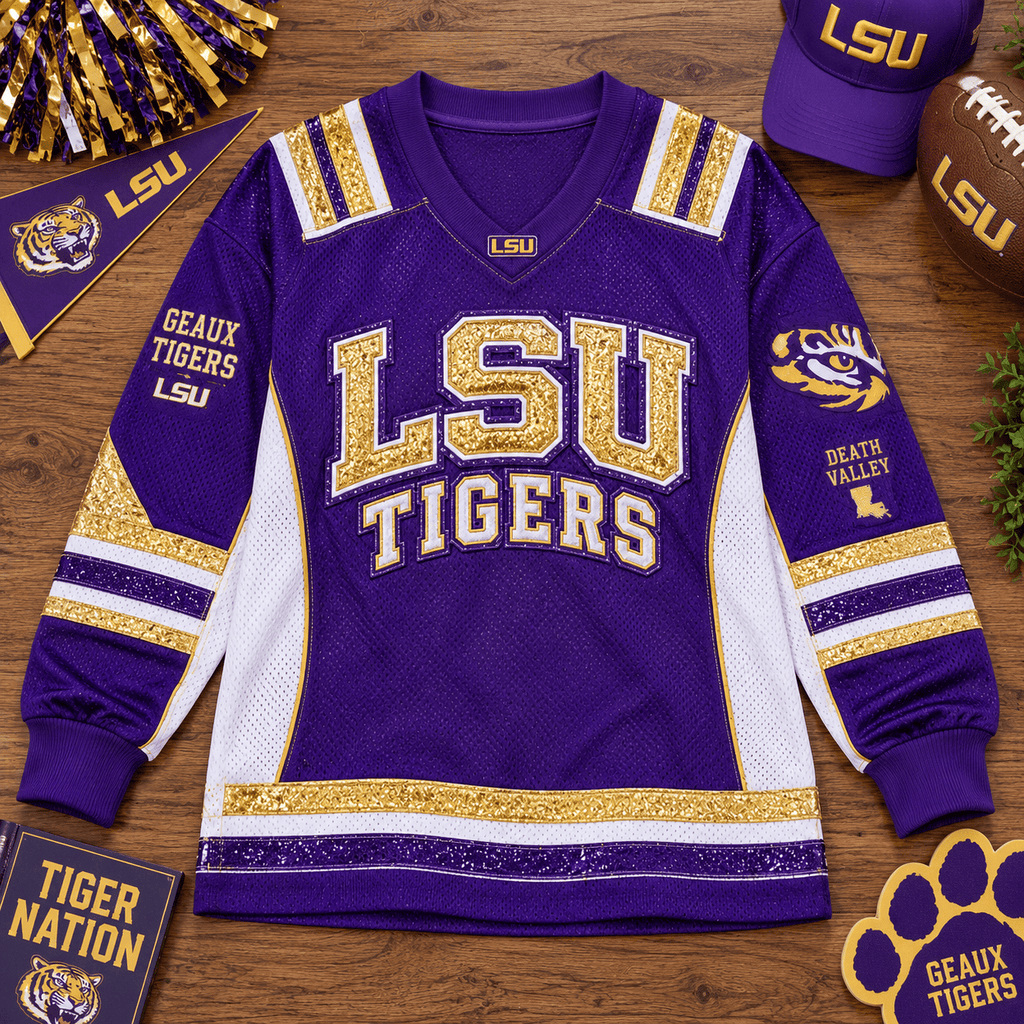 LSU Premium Women’s Sports-Fashion Jersey HTTT