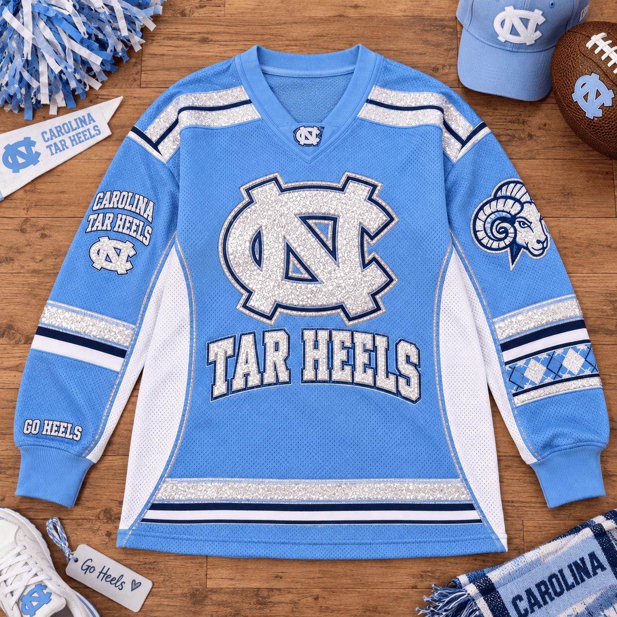 UNC Premium Women’s Sports-Fashion Jersey HTTT