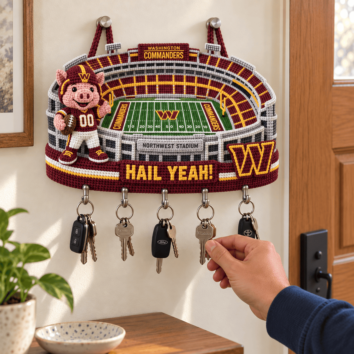 WCD WALL-MOUNTED KEY HOLDER TTTT