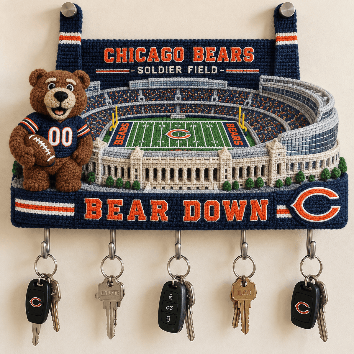 CCB WALL-MOUNTED KEY HOLDER TTTT