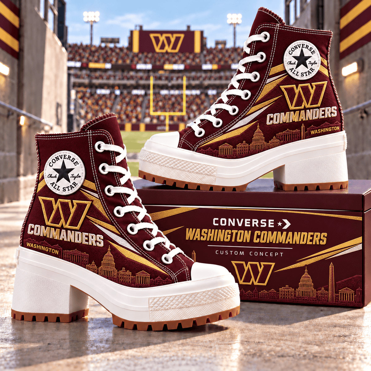 PREMIUM WCD Heeled High-Top Sneakers TMH