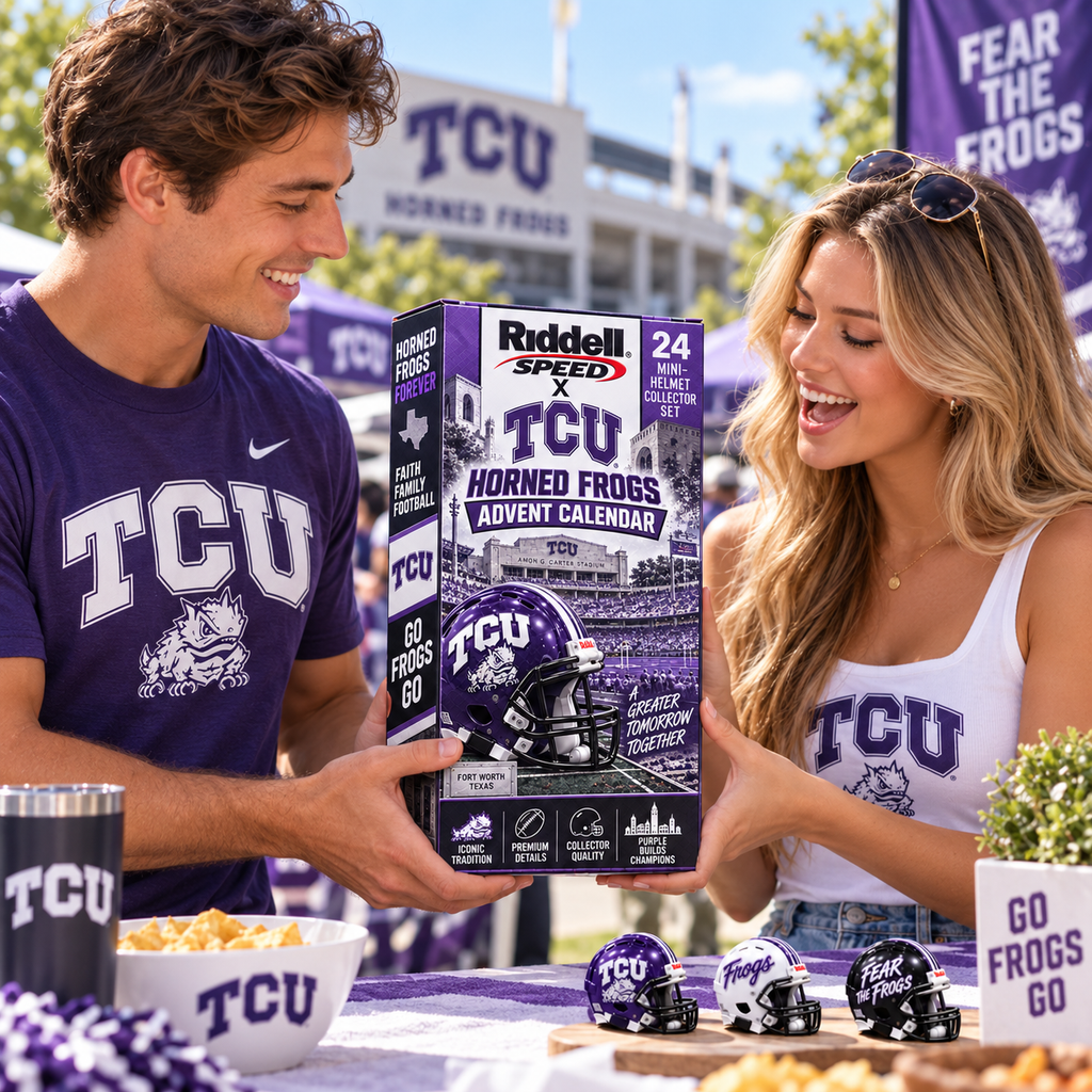 Premium TCU Mini Helmet Advent Calendar NTNA