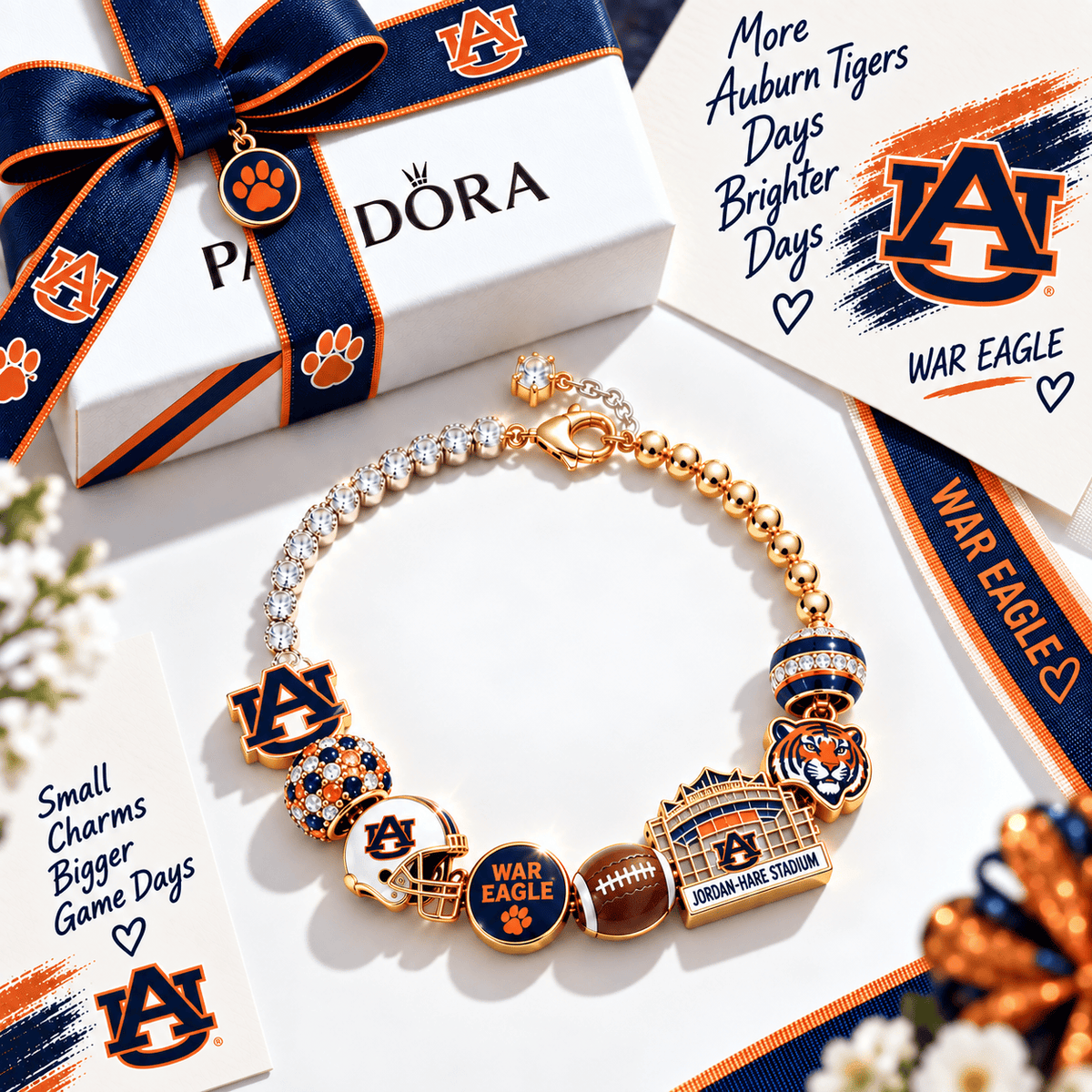 ABTG Gold Charm Bracelet Set BMD