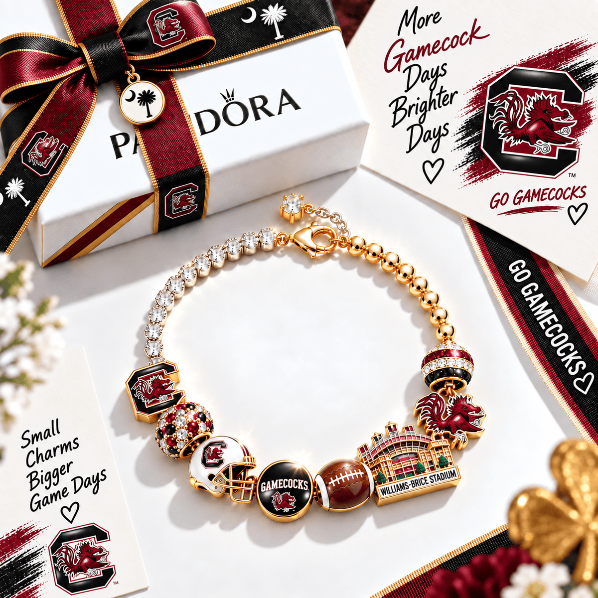 SCG Gold Charm Bracelet Set BMD