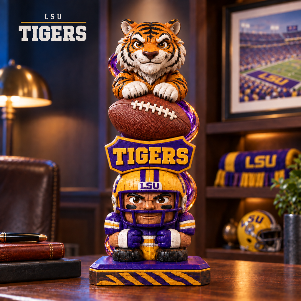 LSU Collectible Stacked Totem TMH
